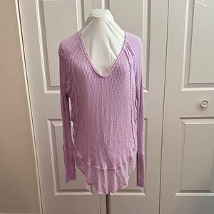We The Free Lilac Long Sleeve Top